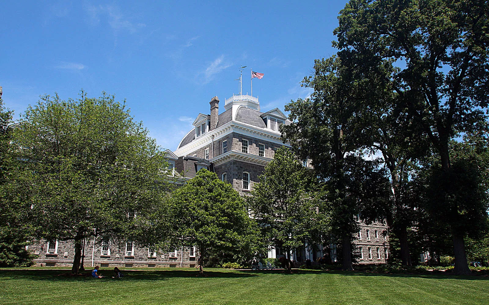 Front view of Parrish Hall