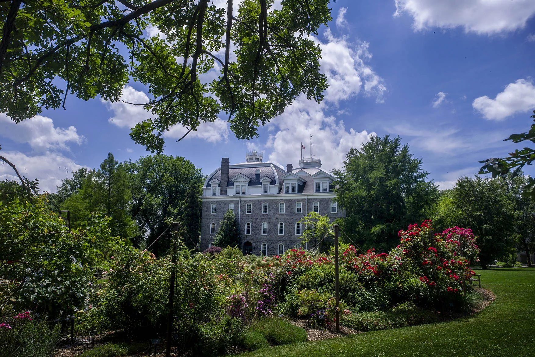 Parrish Hall in the Springtime